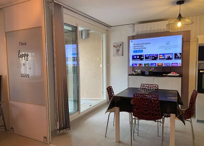 Appartement T2 Lumineux Rénové Avec Vue étang, Clim, Parking, Wifi - Fr-1-553-205 Balaruc-les-Bains